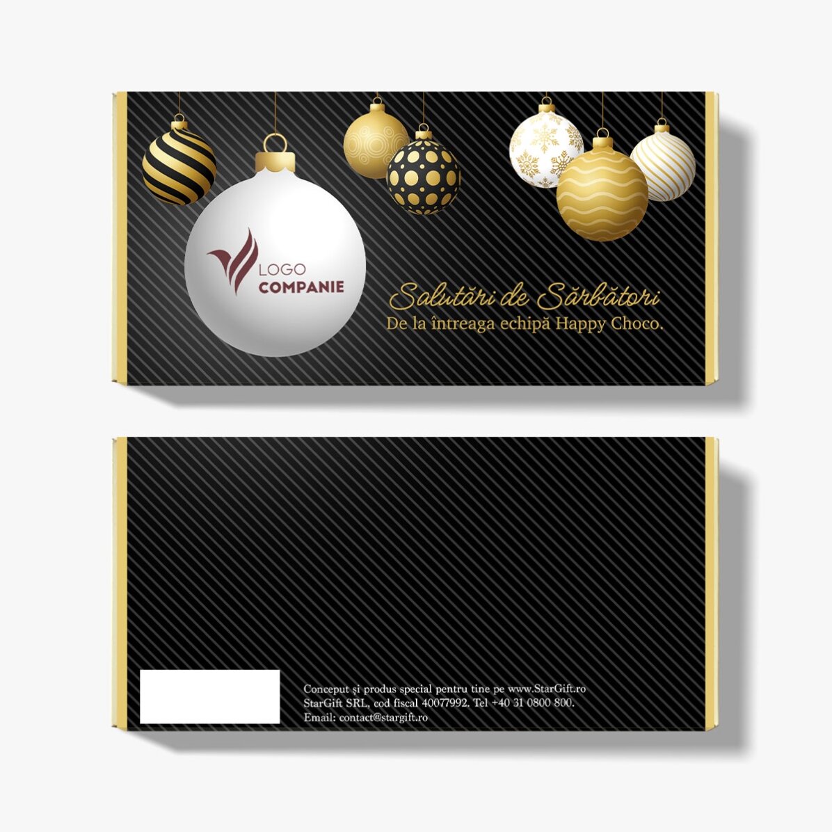 Personalised chocolate with message and logo - Season