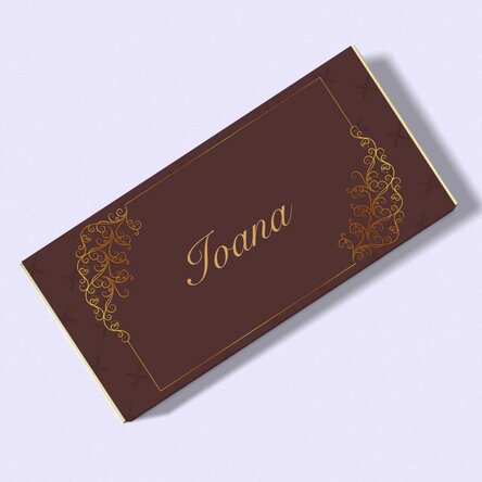 Čokoláda s osobním věnováním – jménem a vzkazem – Luxury