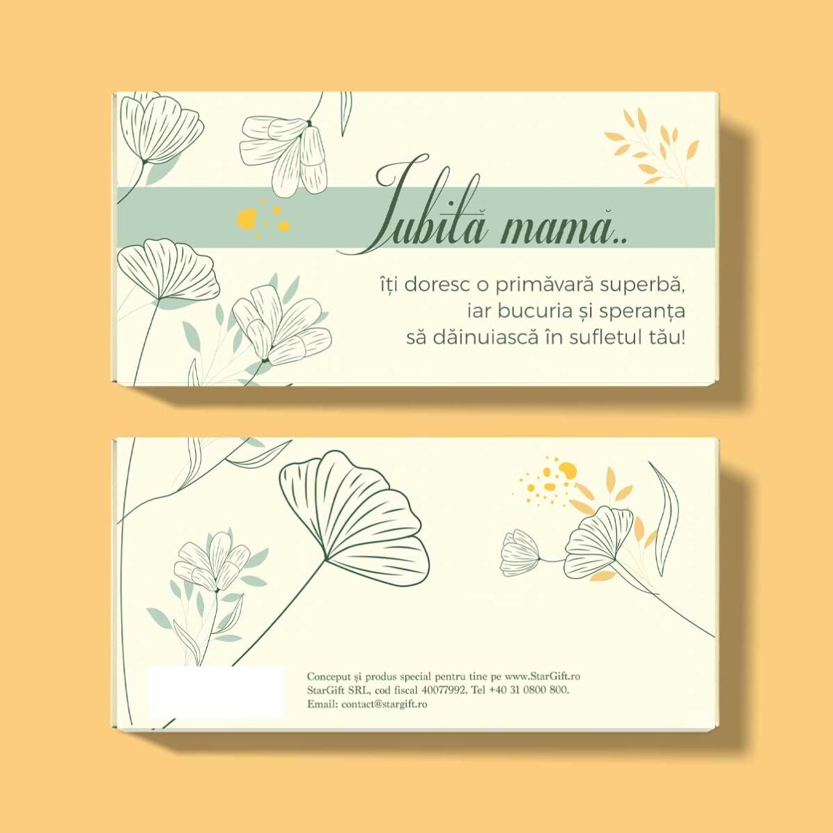 Čokoláda s osobním nápisem – Milovaná maminka