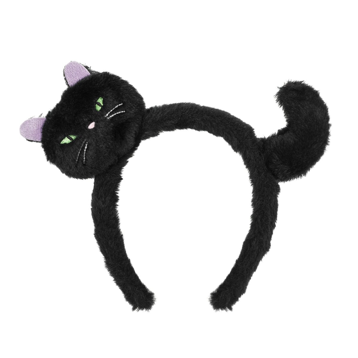 Halloweenská čelenka – Černá kočka