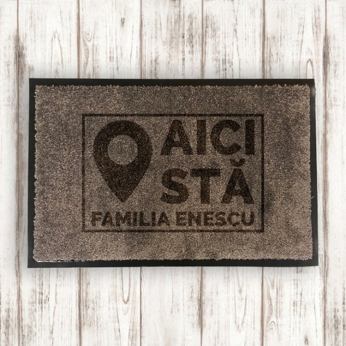 Vlastní vstupní rohož do interiéru – Tady se...