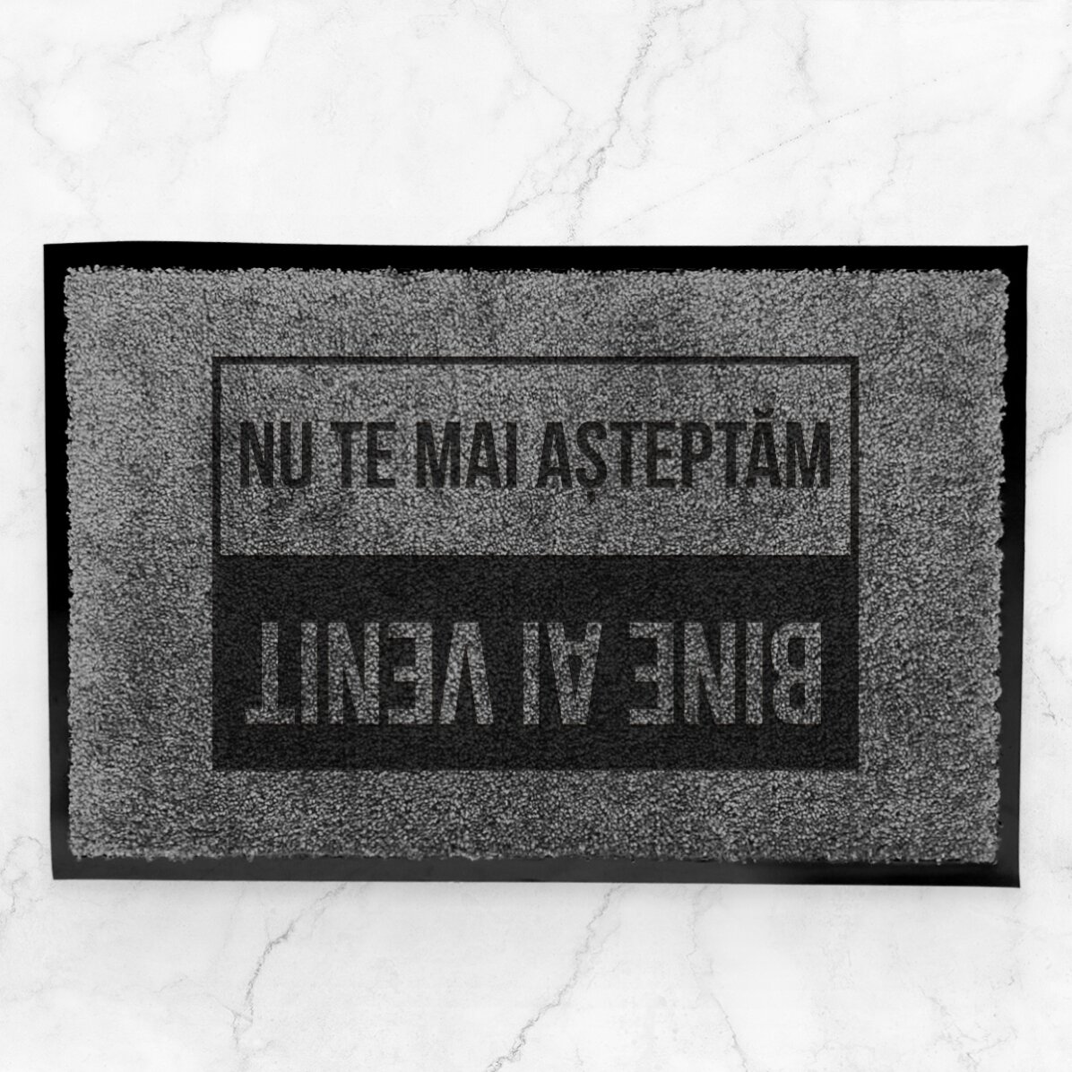 Vlastní interiérová rohožka s nápisem – Vítej, už jsme tě nečekali