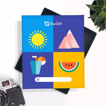 Krabička vzpomínek – 32 fotografií s vzkazem – prémiový model Holiday