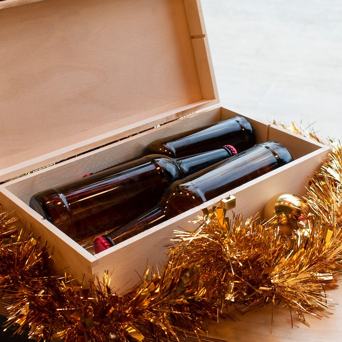 Personalizovaná krabička na tři láhve piva – Special Christmas Brew