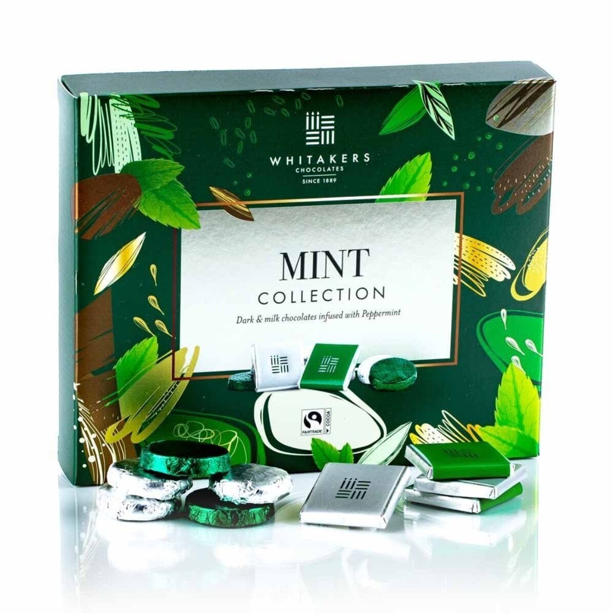 Personalised box of chocolates with a photo and message - Spring