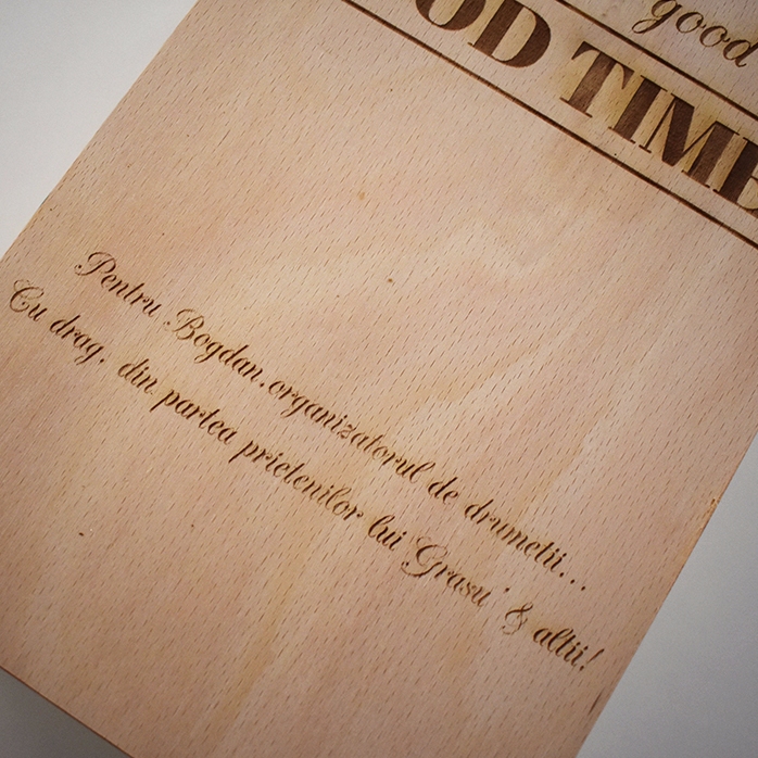 Personalizovaná krabička na víno pro dvě láhve – Good Friends, Good Wine, Good Times