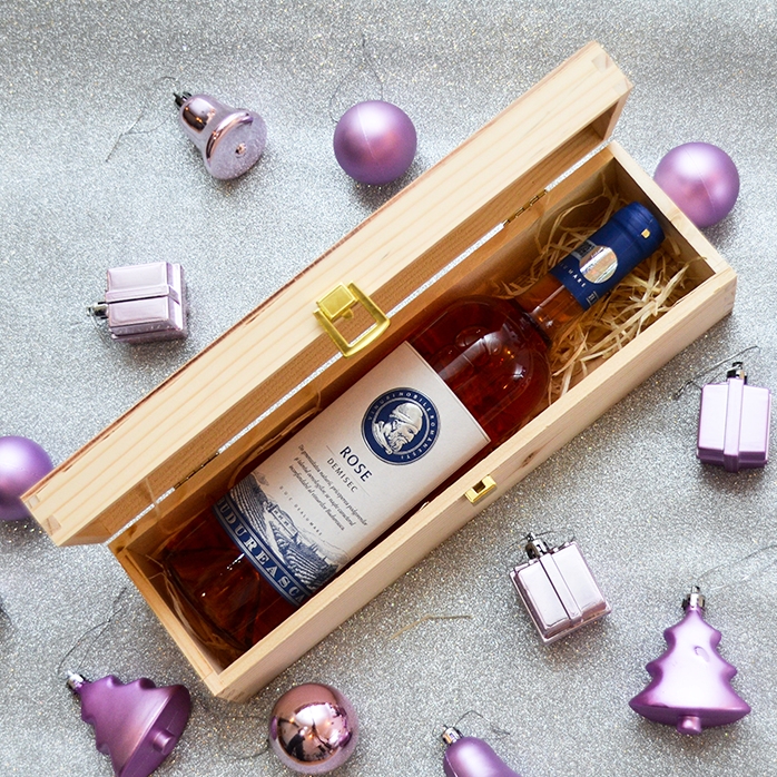 Personalizovaná krabička na víno – Star Christmas Tree