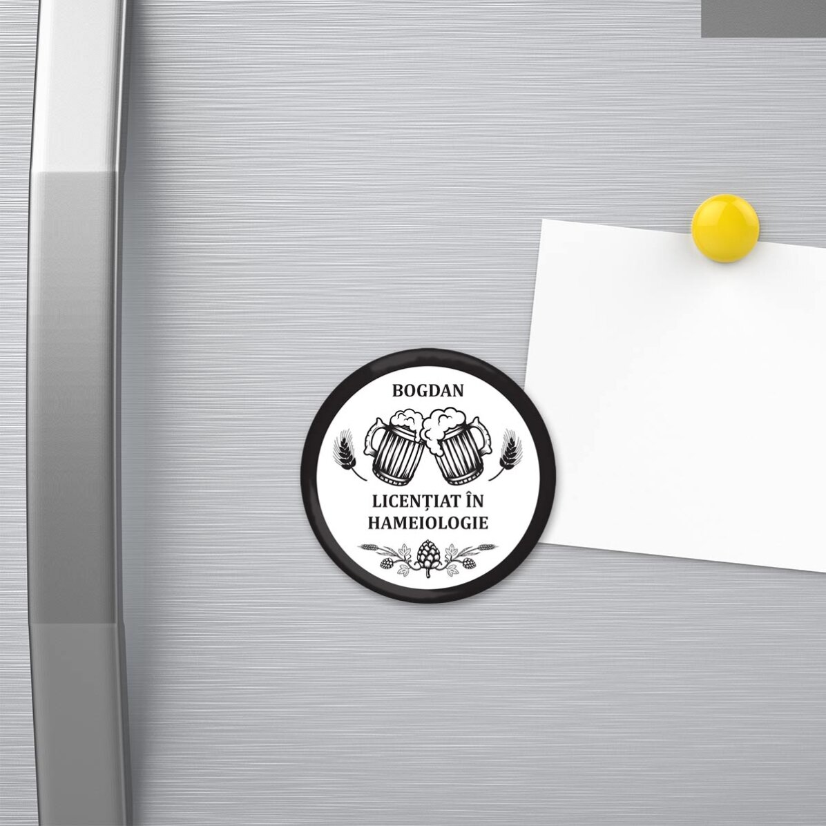 Láhevový otvírák s magnetem, personalizovaný s nápisem – Pivo