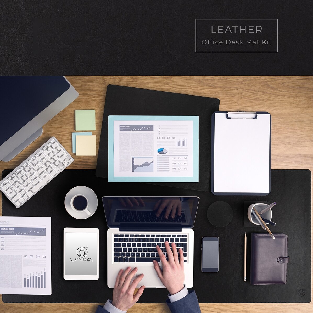 Office desk pad 90x40 cm