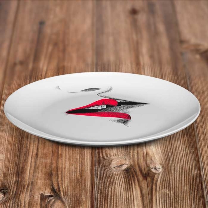 Personalizovaný talíř Lips