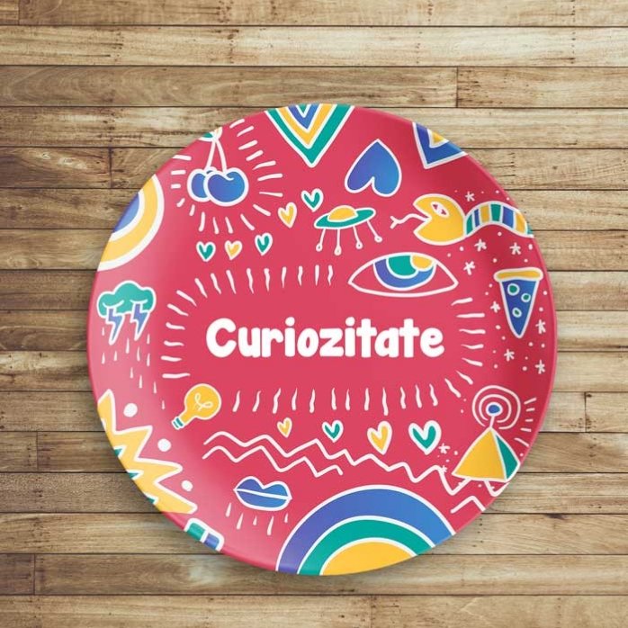 Personalised plate with text - creARTive