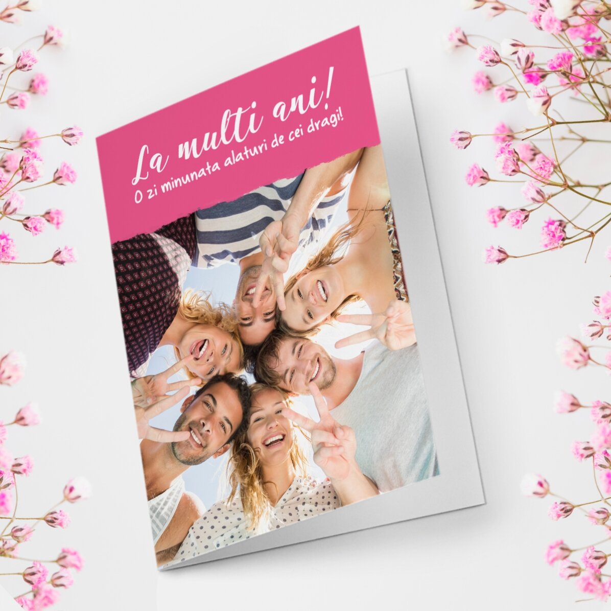 Personalizované přání s fotografií a textem