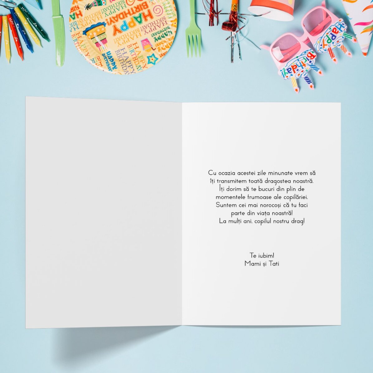 Personalizované přání s textem – Všechno nejlepší k narozeninám!