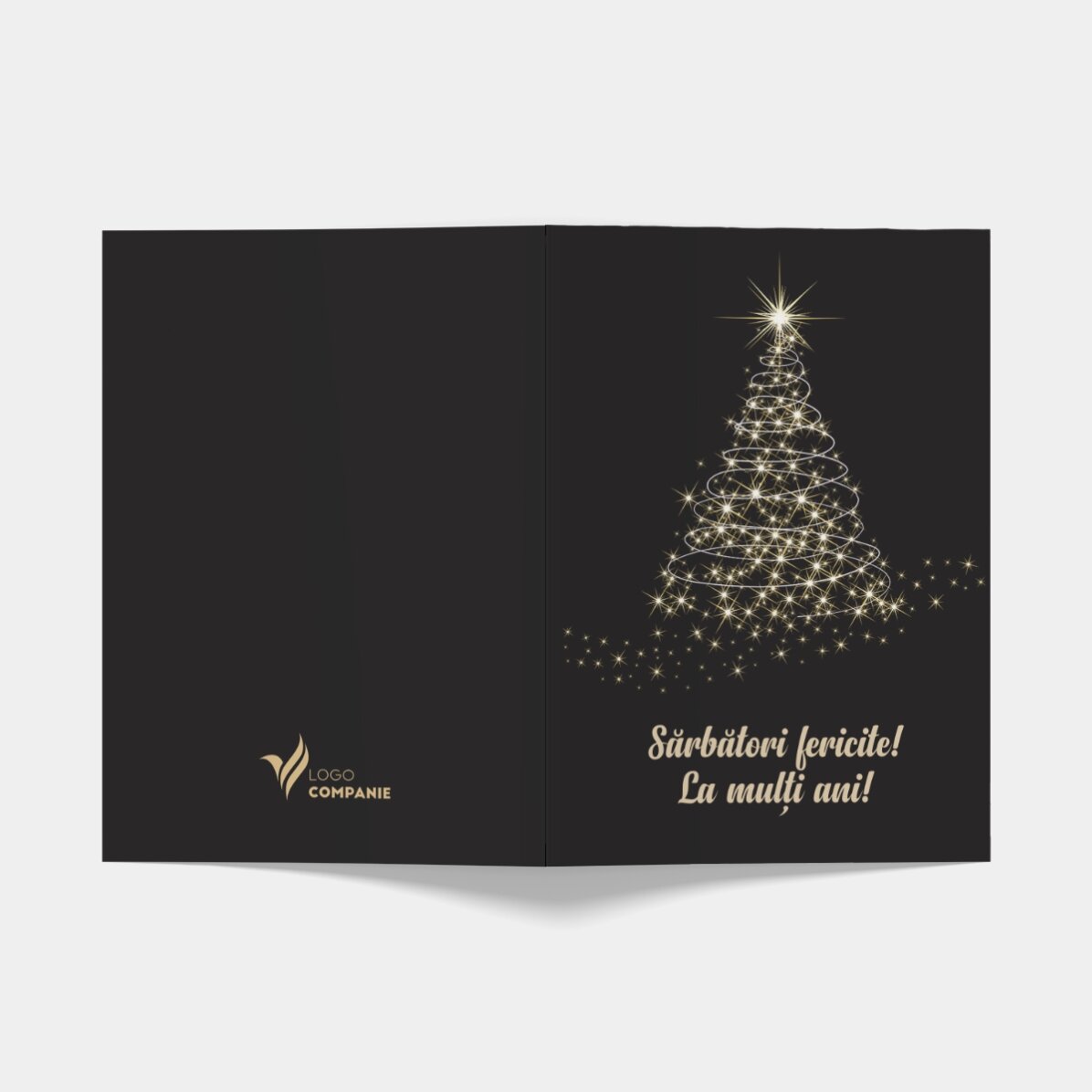 Personalizované přání s textem a logem – Veselé svátky!