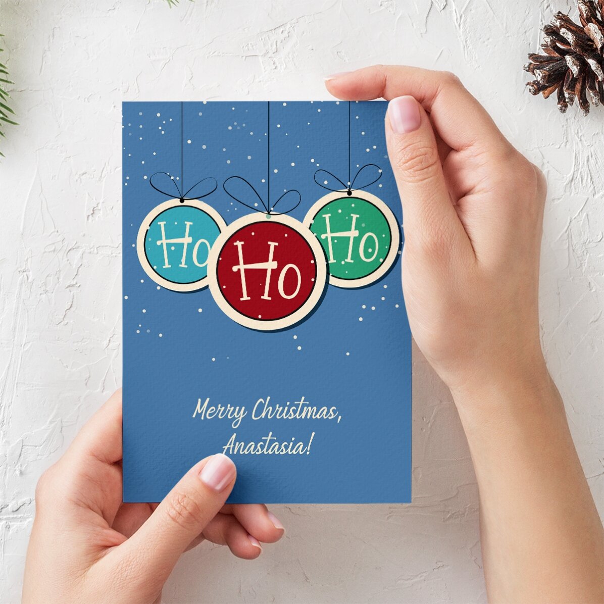 Personalizované přání – Globe ho, ho, ho!