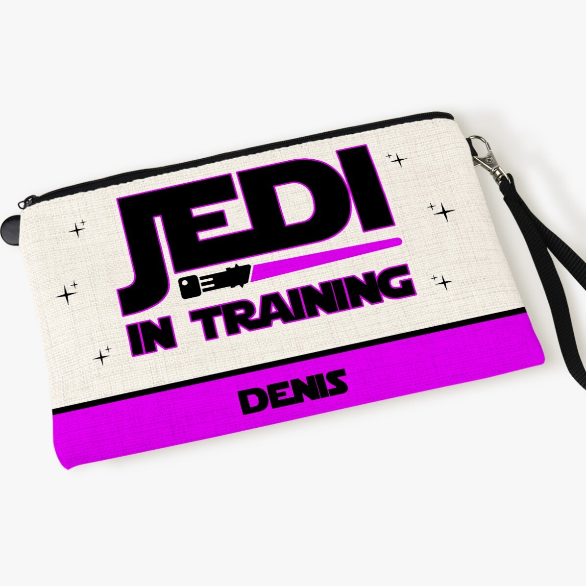Personalised accessory bag with name - Jedi in training