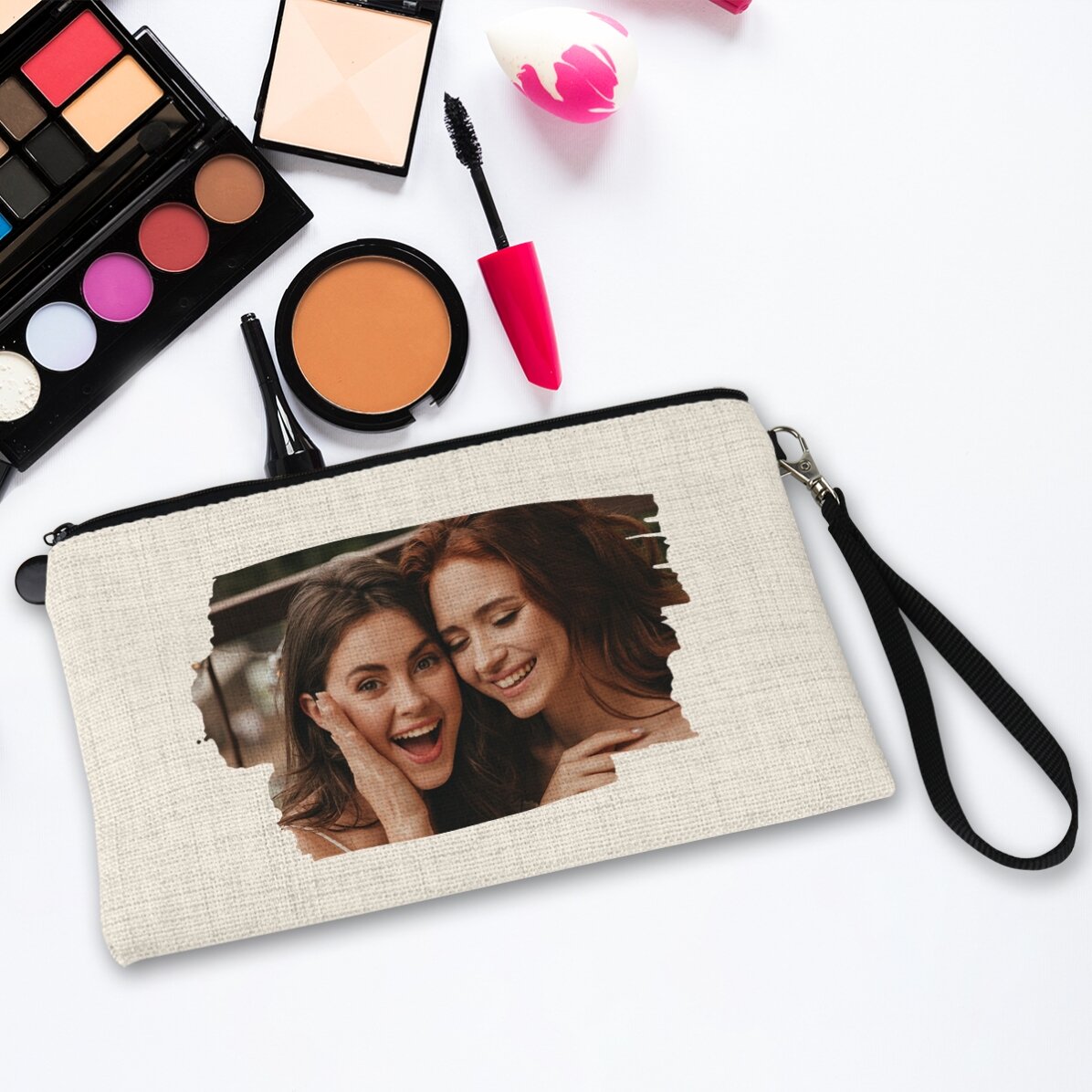 Kosmetická taštička s vlastní fotografií – Brush
