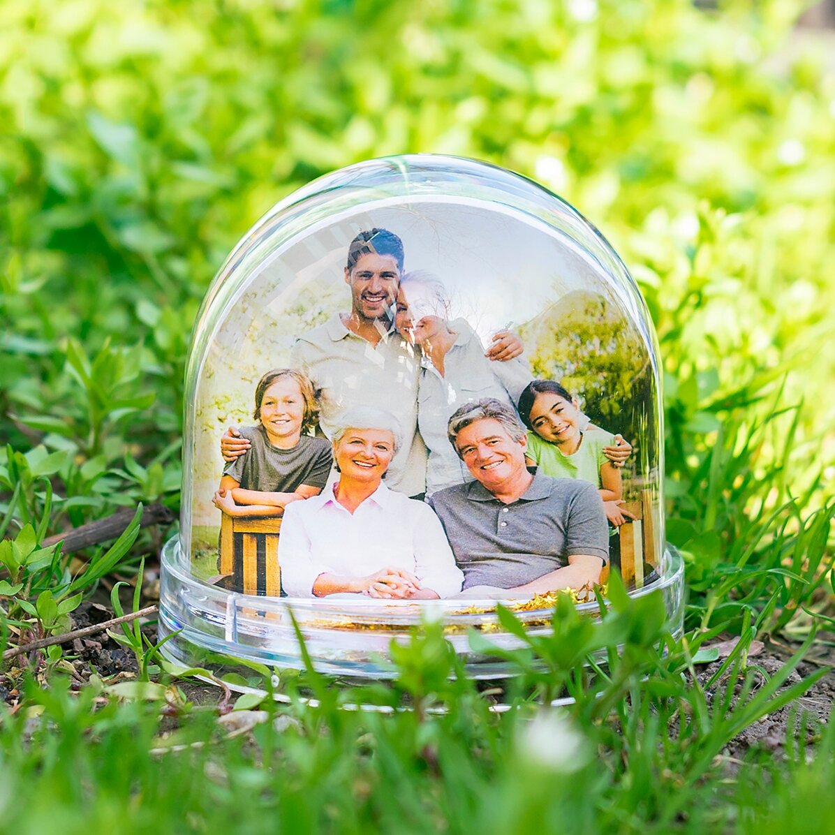 Personalizovaná stolní koule s fotografií a textem – Veselé Velikonoce!