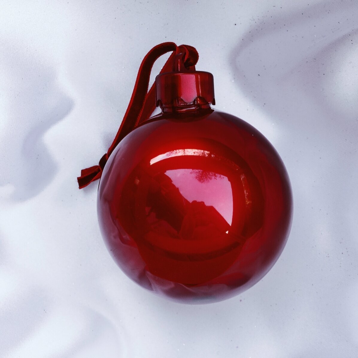 Personalizovaná koule s vzkazem a fotografií – All I want for Christmas