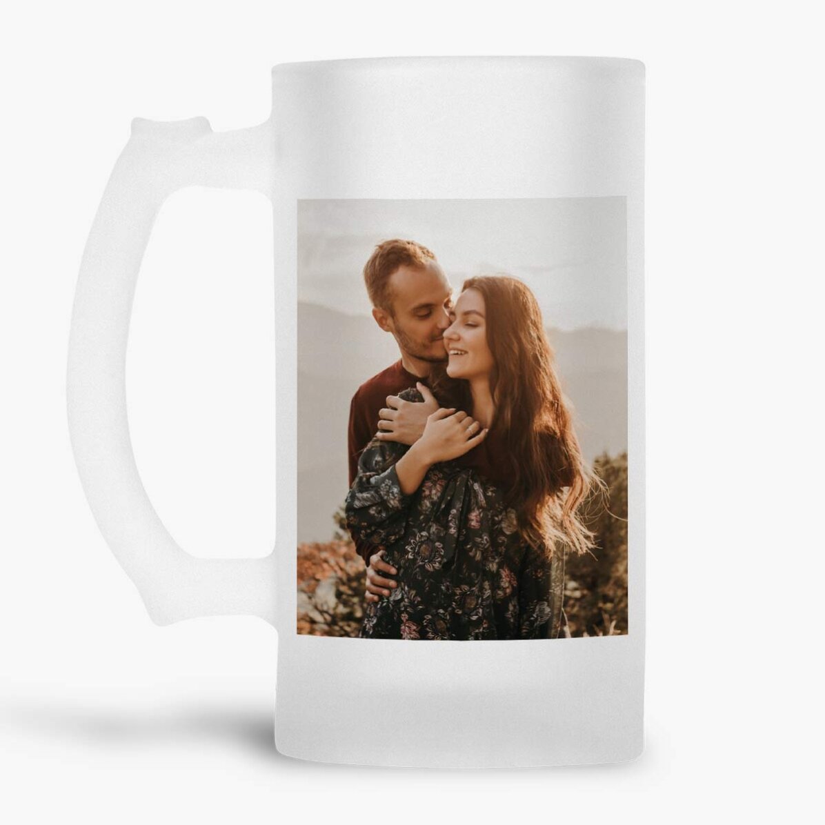 Personalizovaný pivní půllitr se 2 fotografiemi