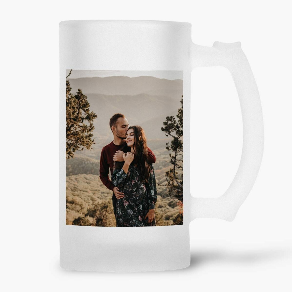 Personalizovaný pivní půllitr se 2 fotografiemi