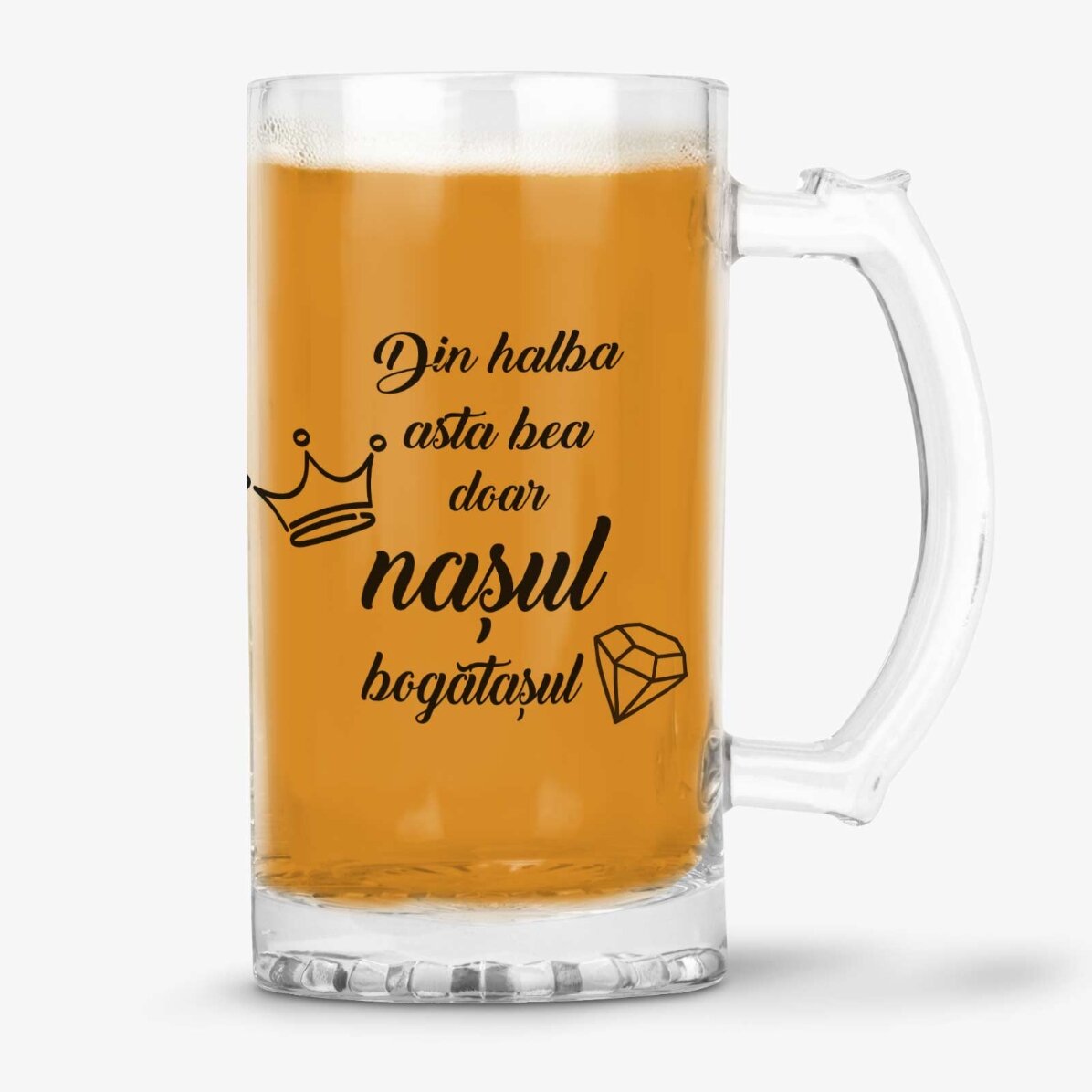 Pivní půllitr s osobním vzkazem pro tátu