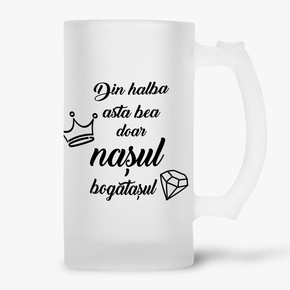 Pivní půllitr s osobním vzkazem pro tátu