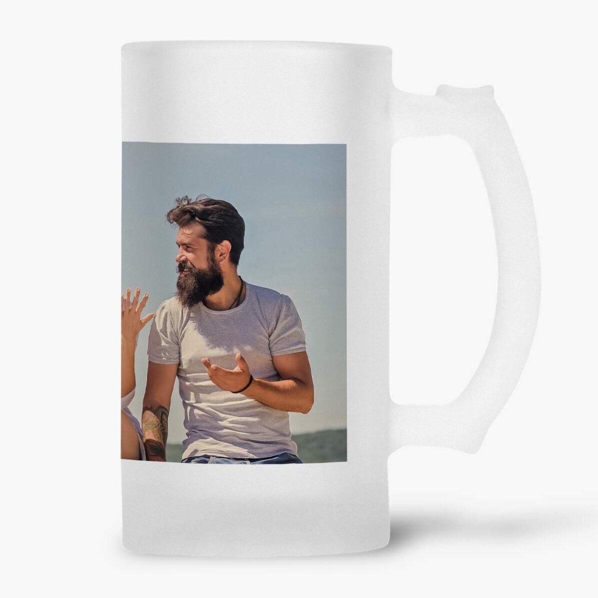 Pivní půllitr s vlastní fotografií