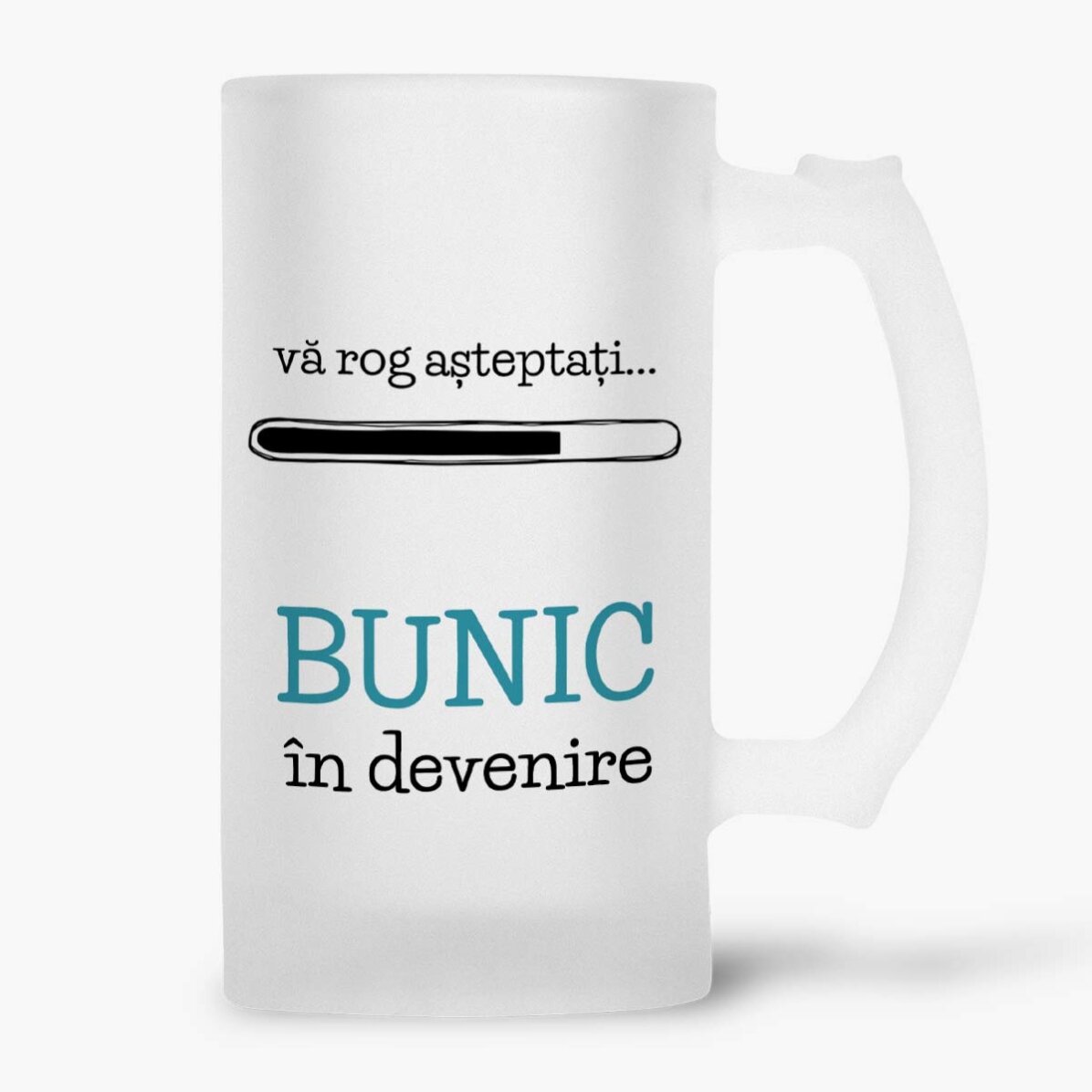 Pivní korbel s vlastním nápisem – Budoucí dědeček