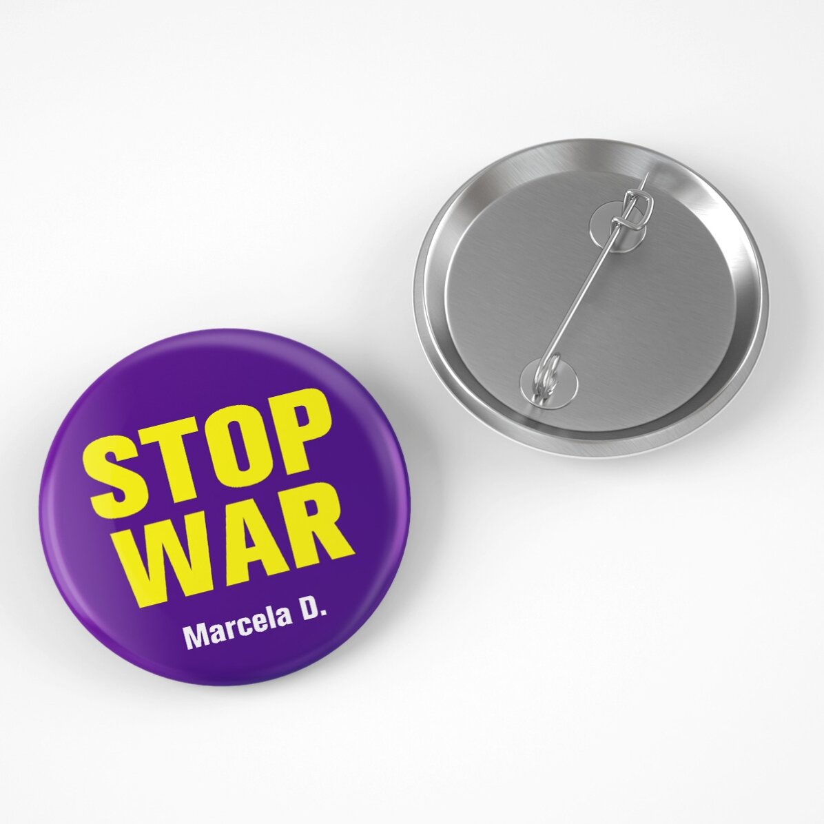 Personalizovaná placka se jménem – STOP WAR