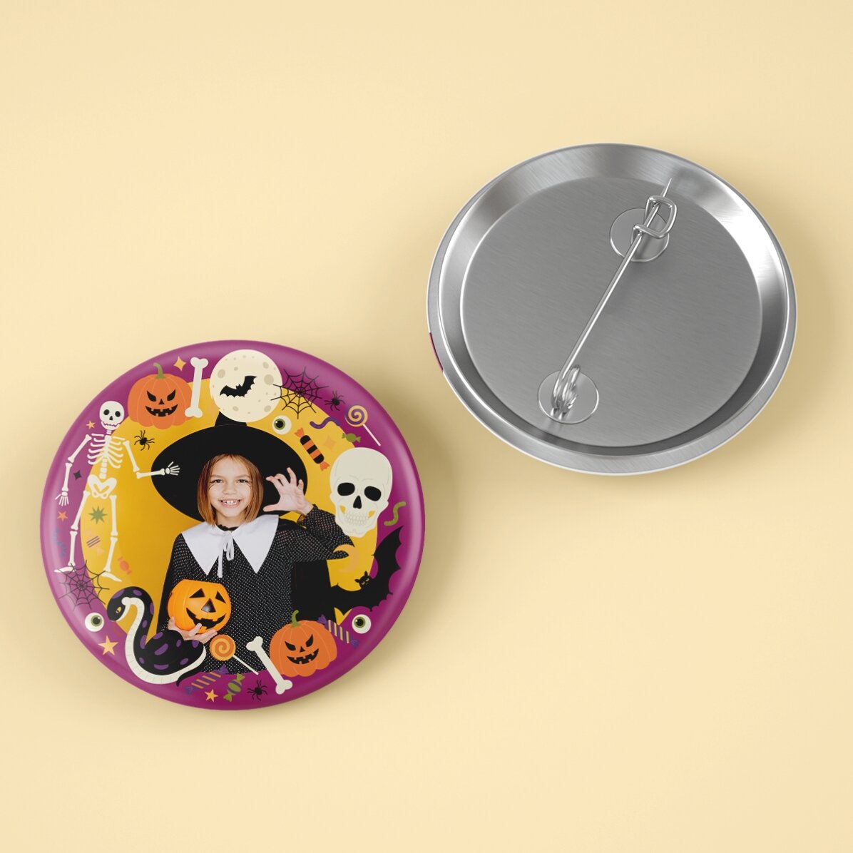 Personalizovaná placka s fotografií – Halloween