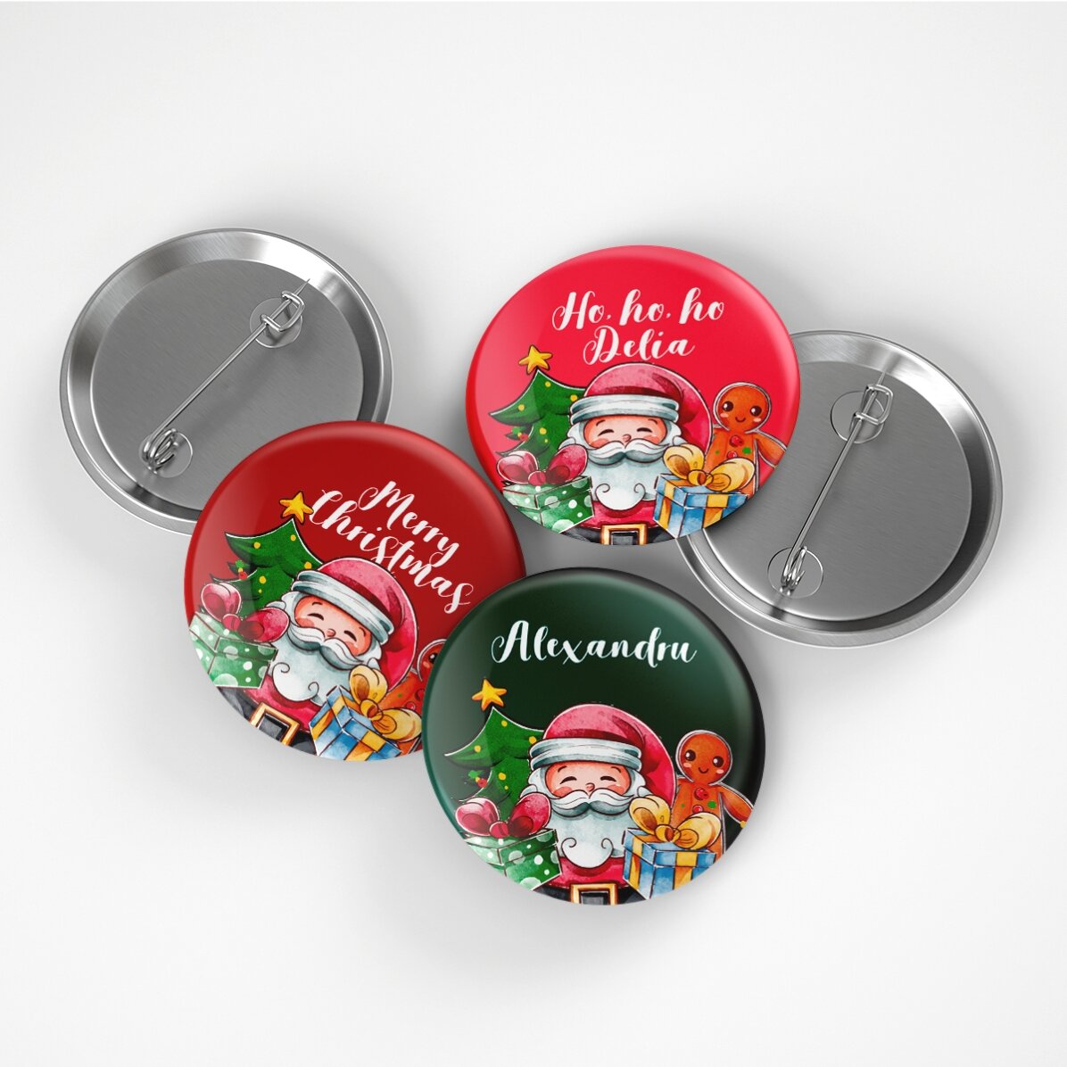 Personalizovaná placka s nápisem – Christmas