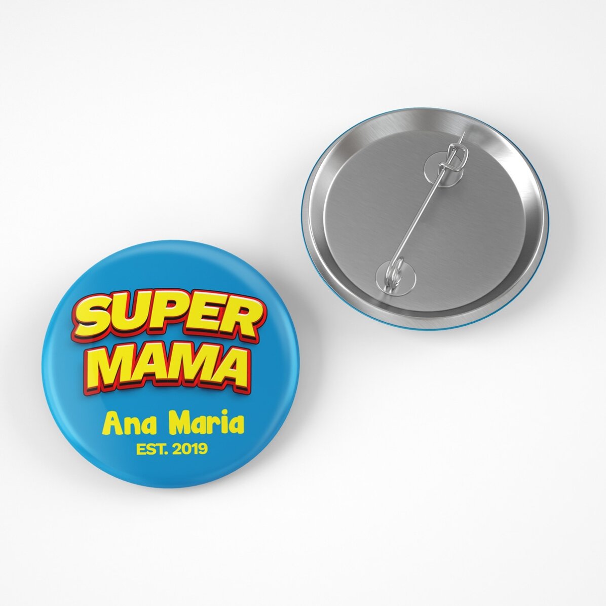 Personalizovaná placka s nápisem – Super máma