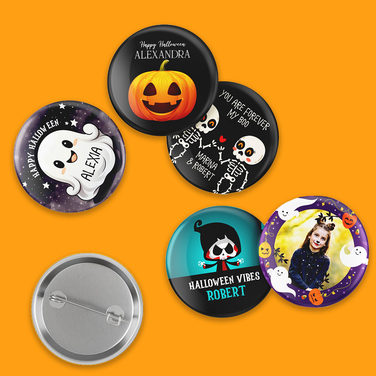 Halloweenské odznaky