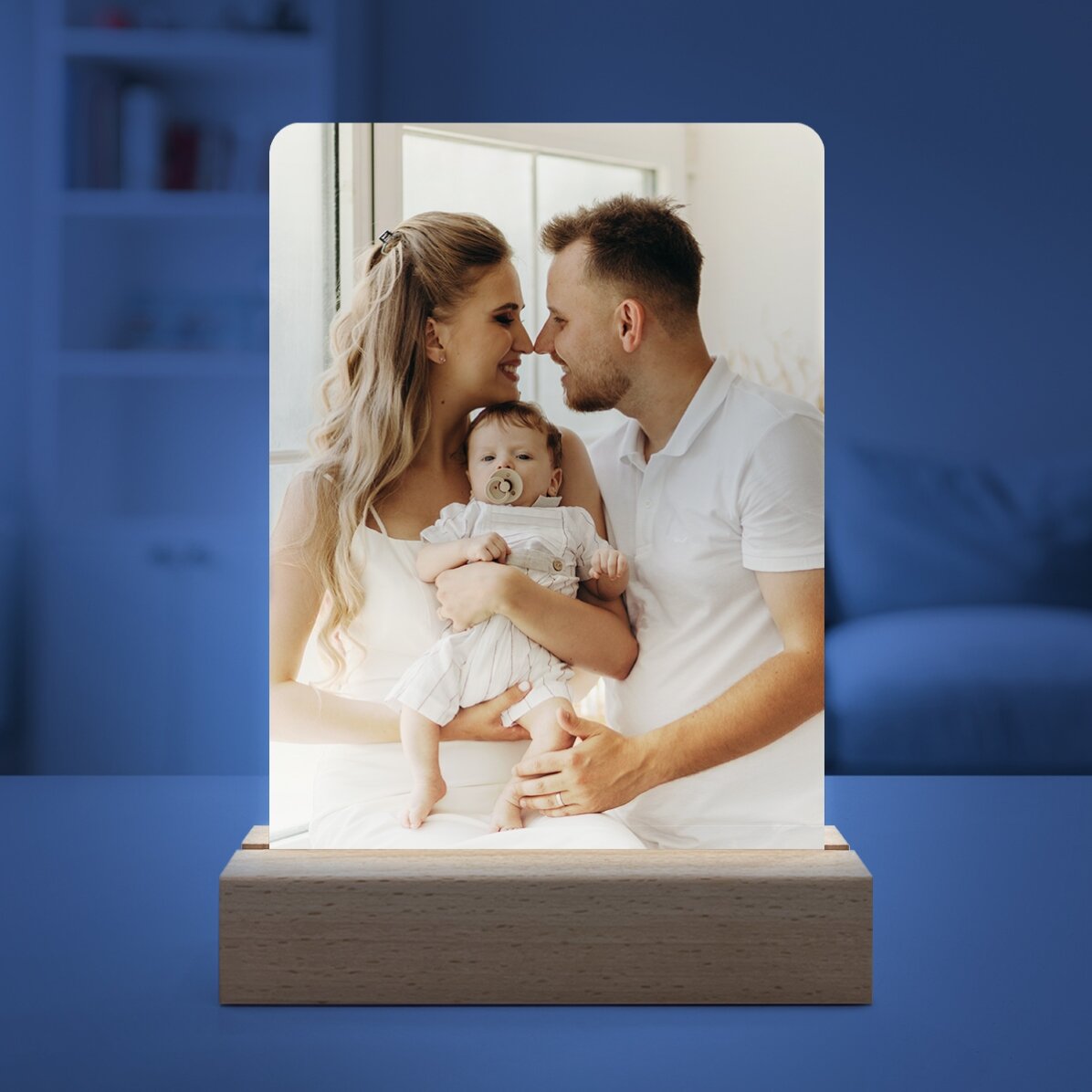 Personalizovaná LED noční lampička s fotografií