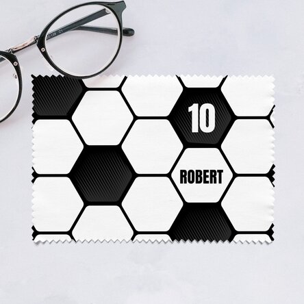 Personalised cloth for cleaning screens/glasses - Football