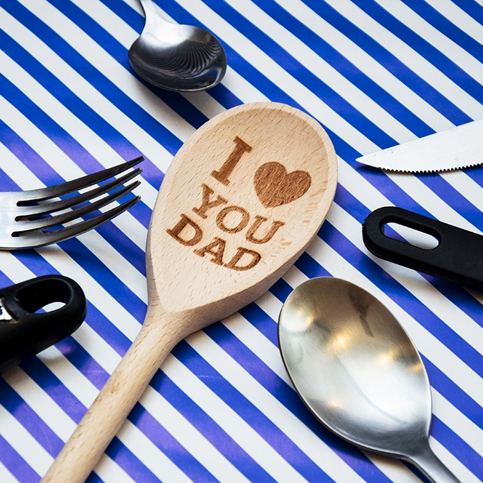 Dřevěná lžíce s osobním nápisem – I love you