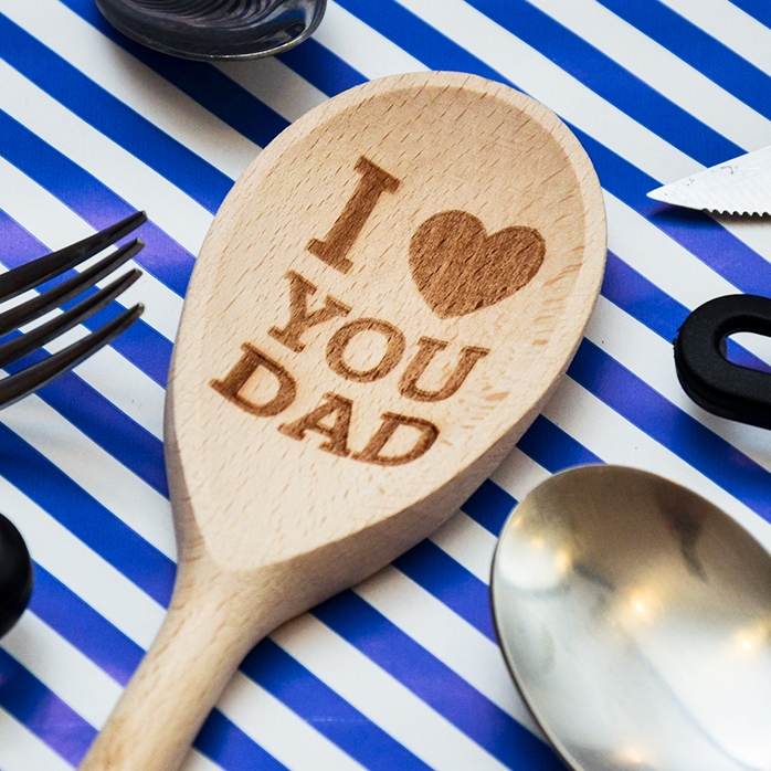 Dřevěná lžíce s osobním nápisem – I love you
