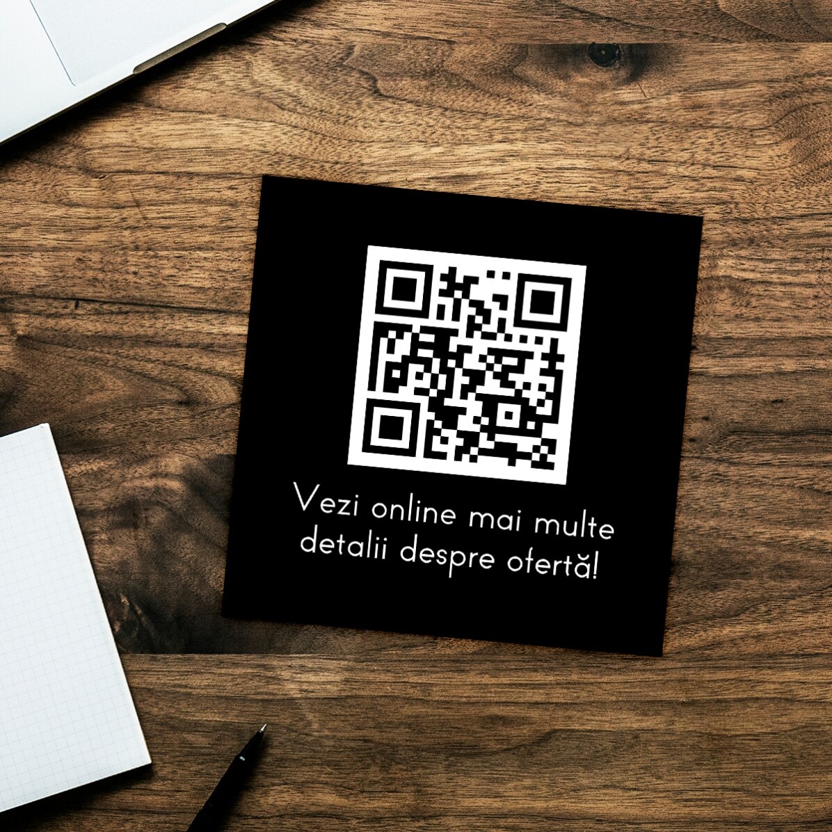 Magnet 10x10 s vlastním textem a QR kódem