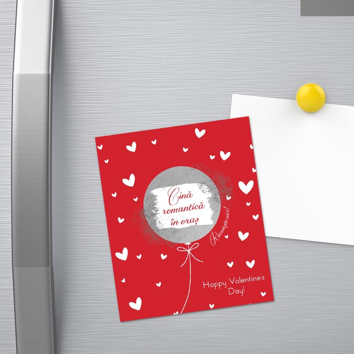 Stíratelný magnet 10 × 12 cm s vlastním textem – Love