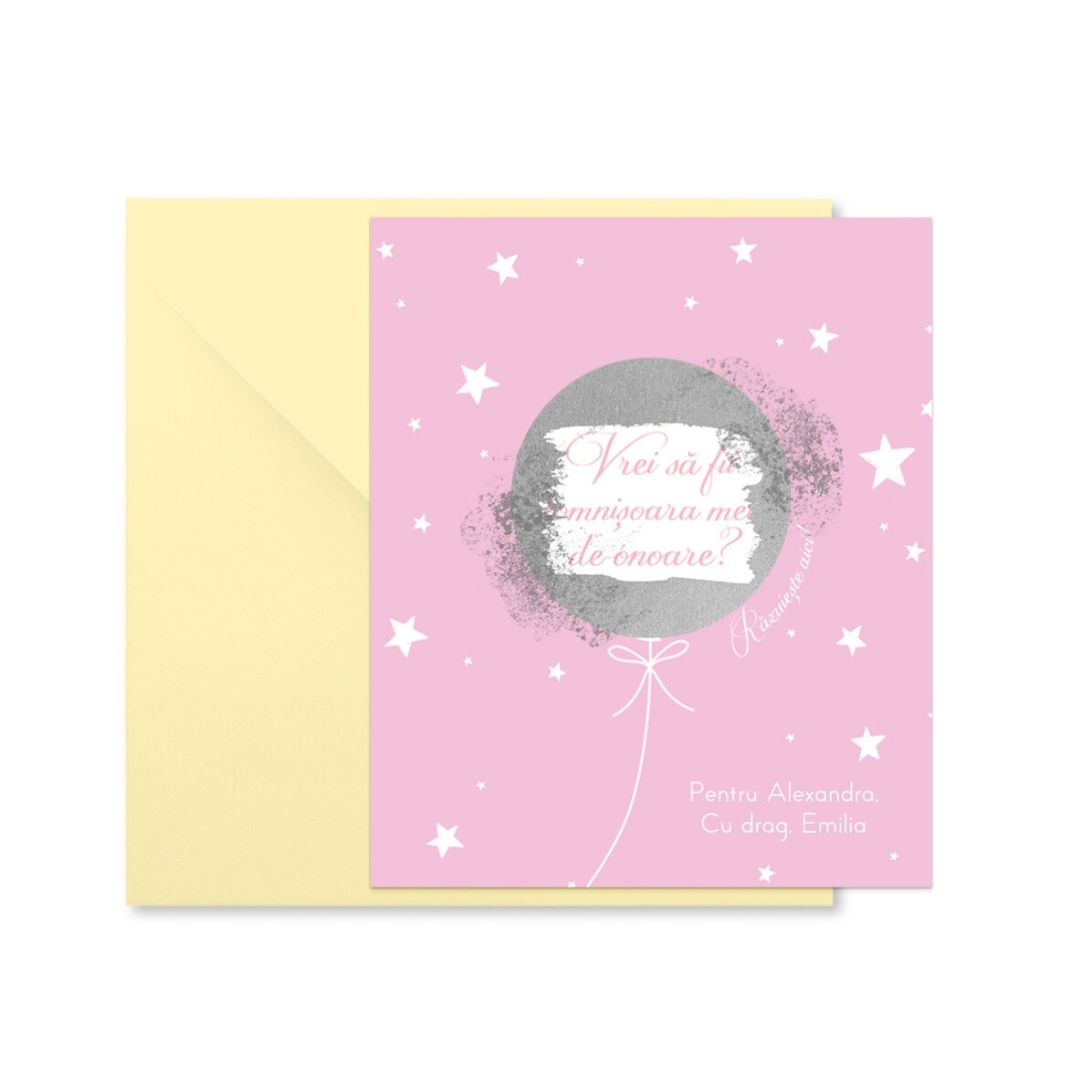 Stíratelný magnet 10 × 12 cm s vlastním textem – Překvapení