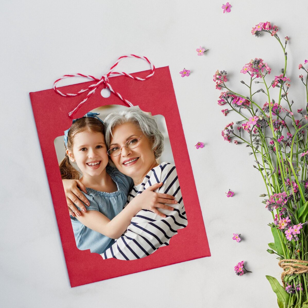Personalizovaný Martisor k zasazení s fotografií