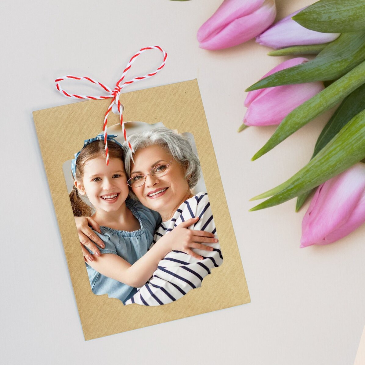Personalizovaný Martisor k zasazení s fotografií