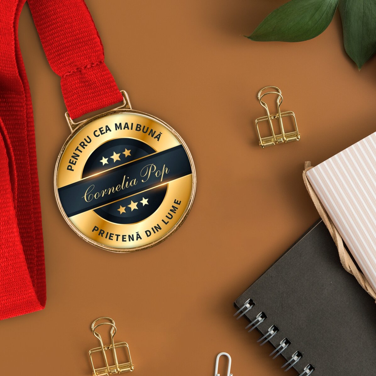 Personalizovaná medaile s nápisem – The best