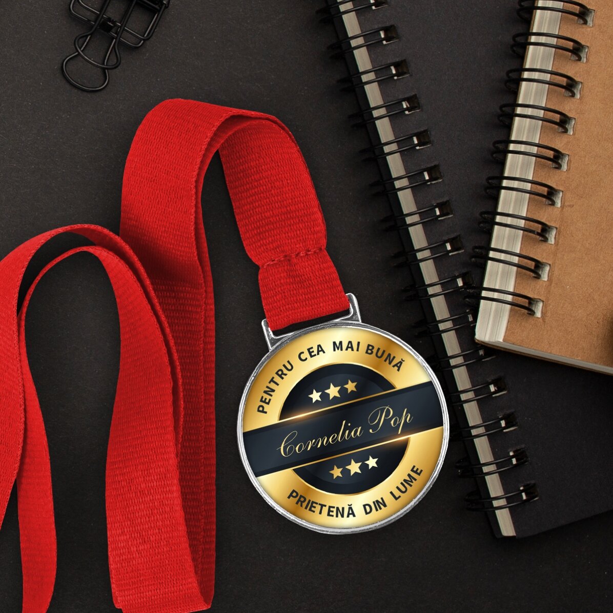 Personalizovaná medaile s nápisem – The best