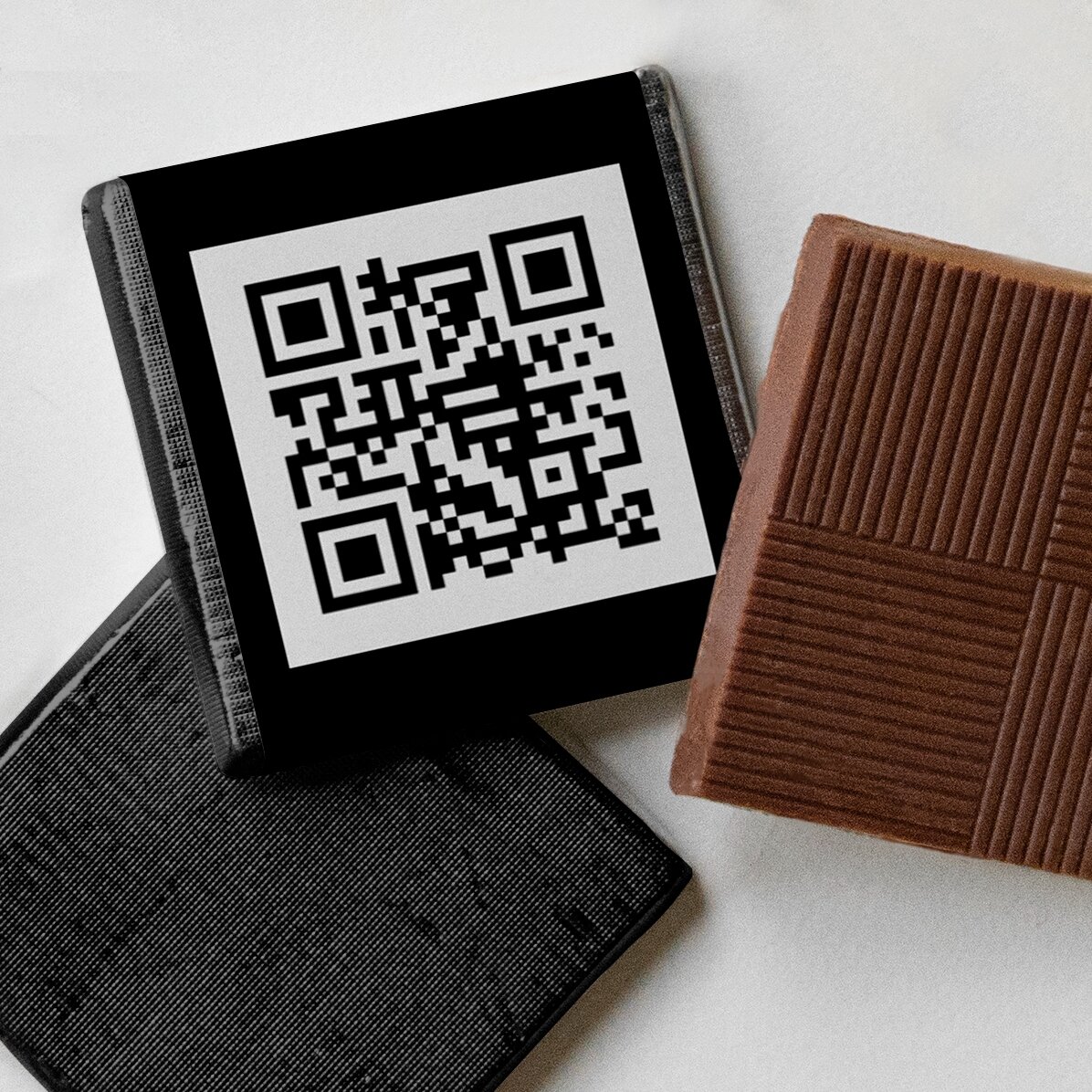 Mini čokoláda s osobním QR kódem