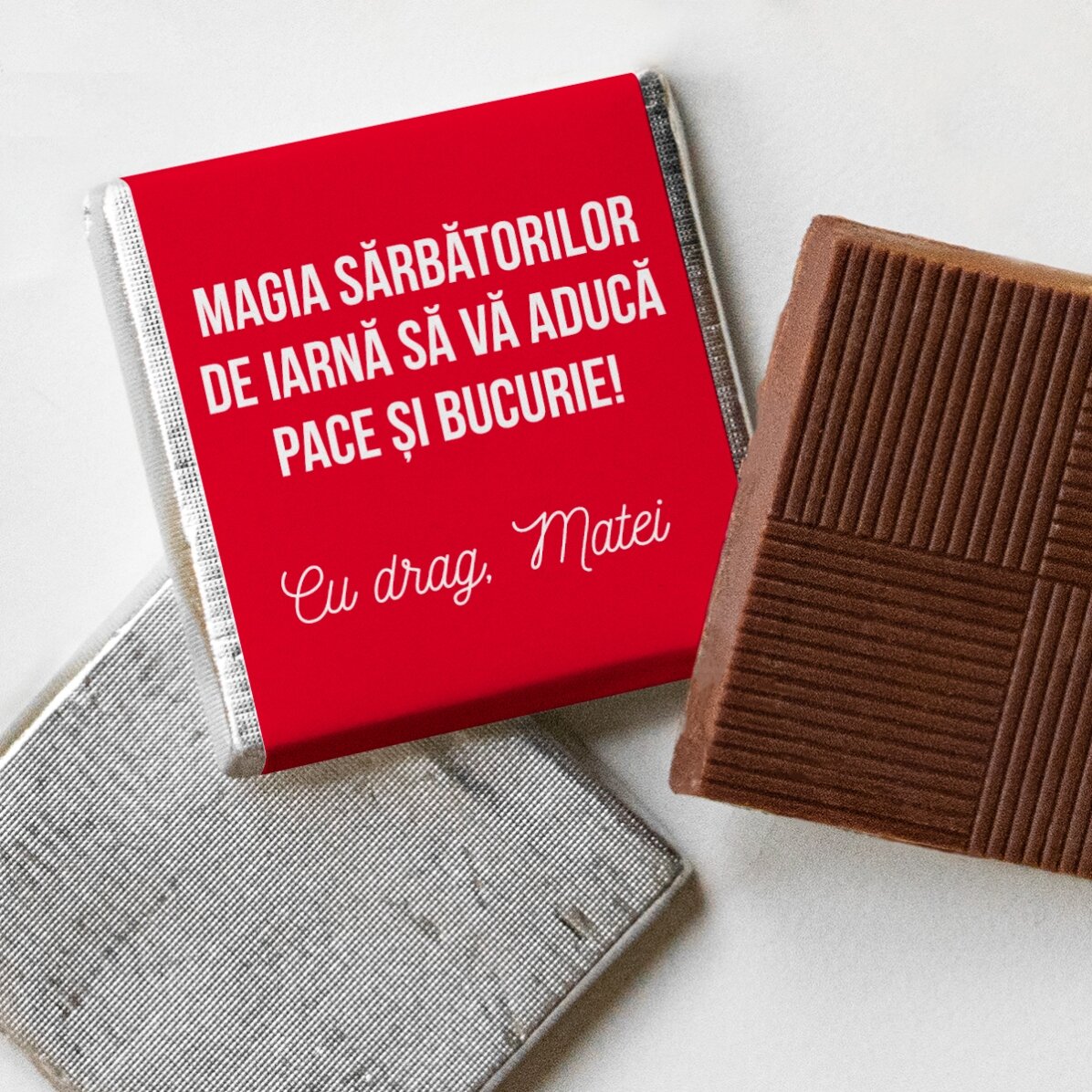 Mini čokoláda s osobním vzkazem