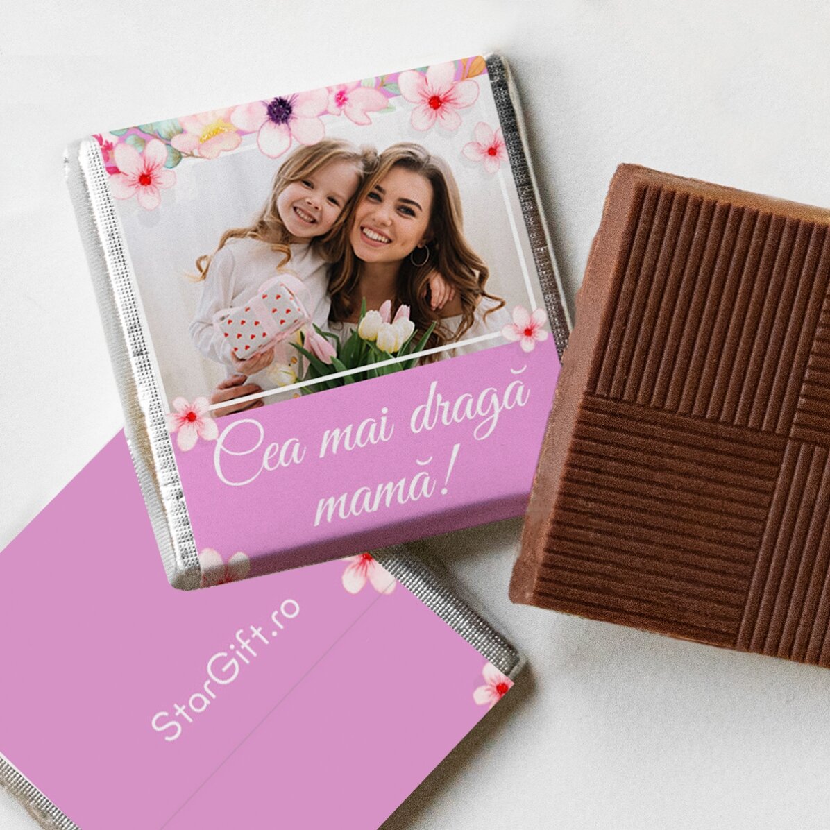 Mini čokoláda s vlastní fotografií a vzkazem – Nejdražší