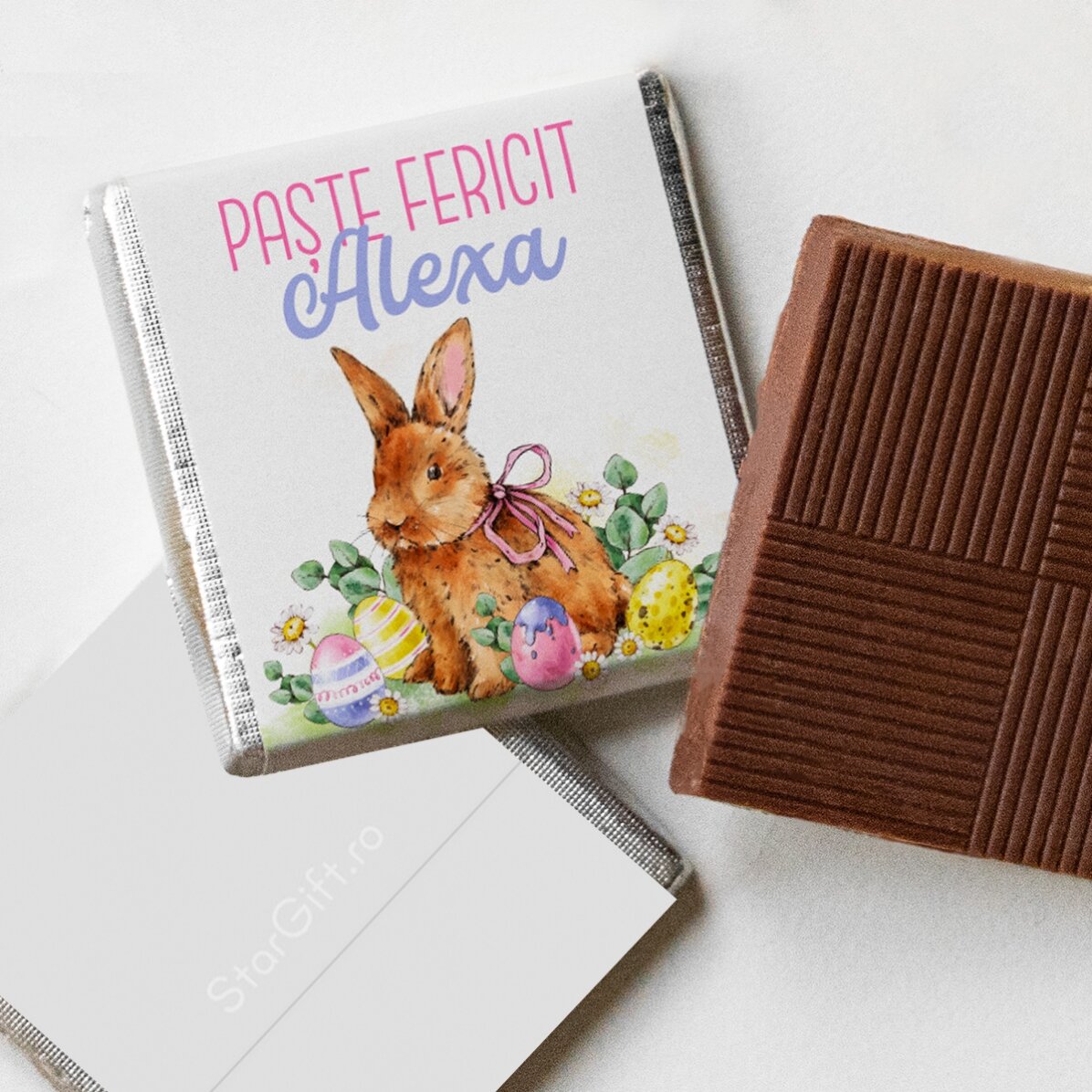 Mini čokoláda s vlastním textem – Bunny