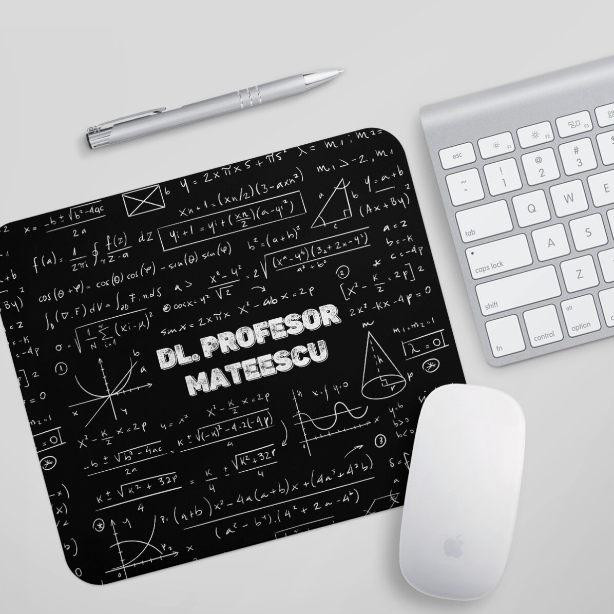 Podložka pod myš s vlastním jménem – učitel matematiky